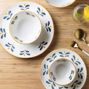Flower dinner set