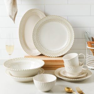 White dinner set