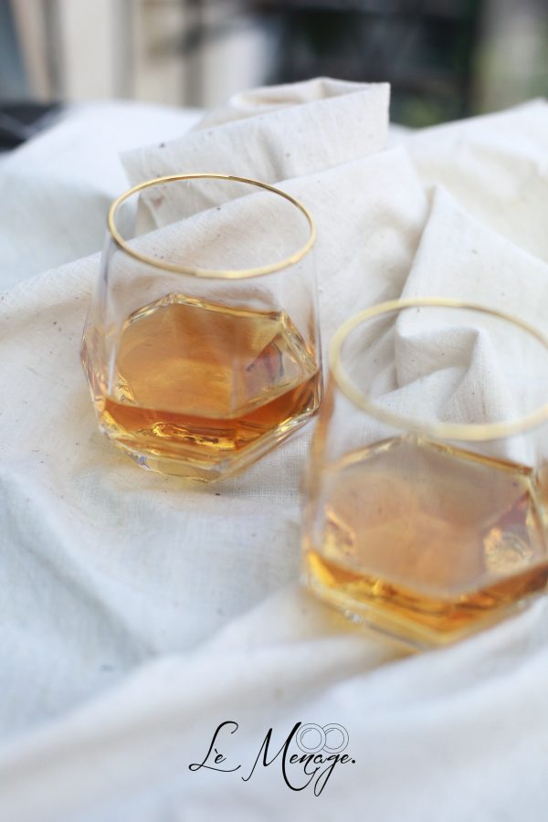 Hexagon Whiskey glass